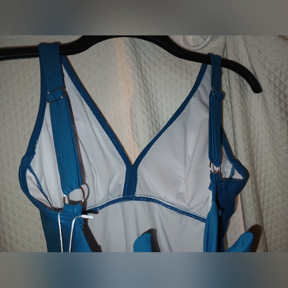 One Piece Swimsuits Tummy Control Ruched Push Up Bathing Suit Tie Back - Picture 6 of 10